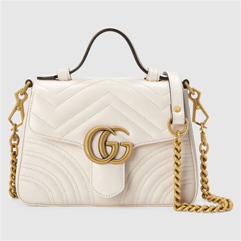 borsa gucci bianca|Gucci purses for women.